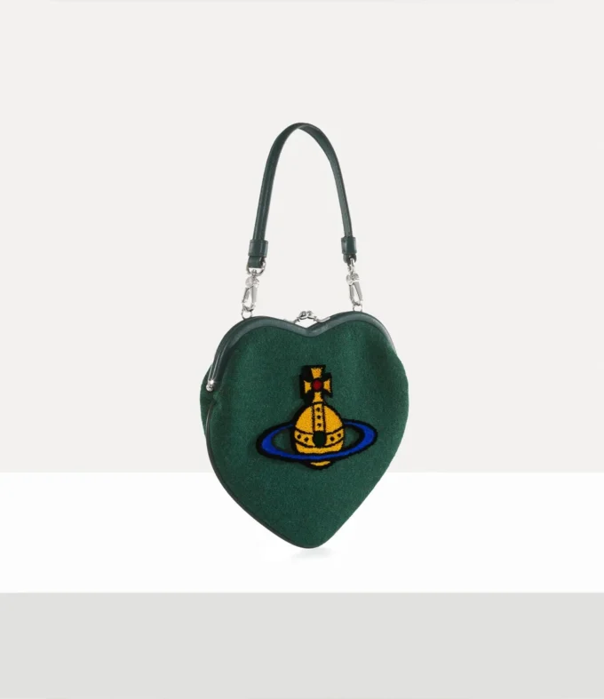 Belle Heart Frame Purse