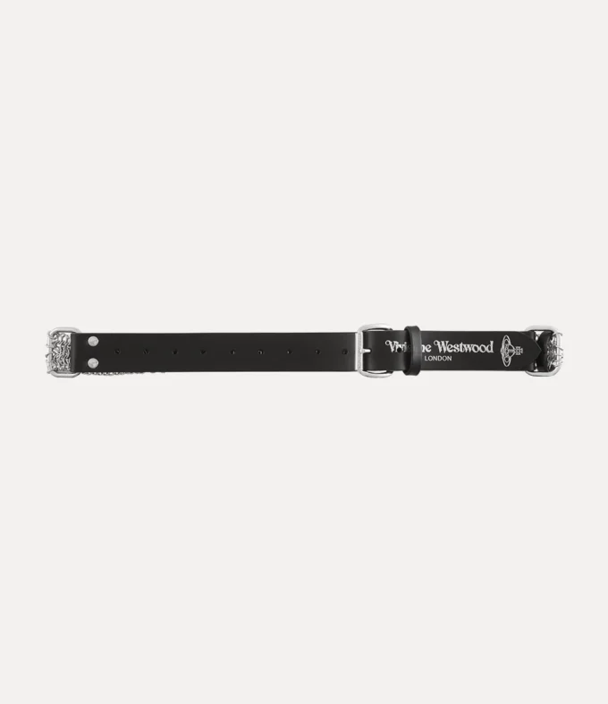 Chain Leather Belt