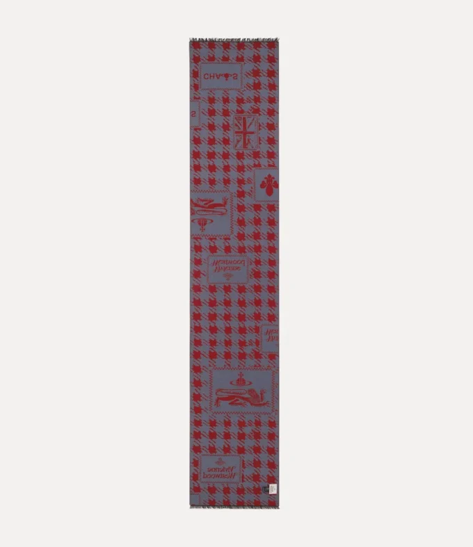 Dogtooth Badge Scarf