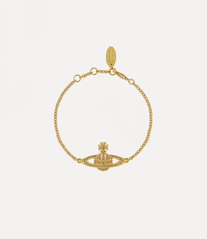 Mini bas relief chain bracelet