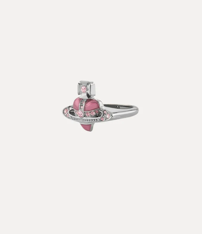 New Diamante Heart Ring